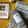 Organic Cotton Bath Towel | Turkish Towels | Ultra Soft | Pristine Classic Collection – 'Classic GREY'