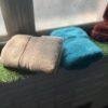 Ultra Premium | Ultra Soft | Egyptian Cotton Hand/Face Towels with zero twist | ”Blue Crushers” – Pack of 2