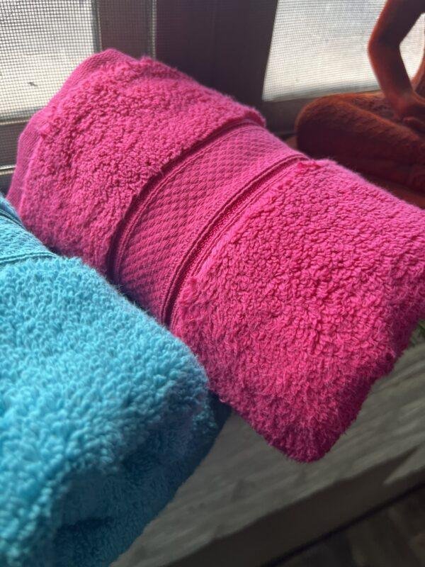 IMG_2798 Ultra Premium | Ultra Soft | Egyptian Cotton Hand/Face Towels with zero twist | ”Glistening Lancers” – Pack of 2