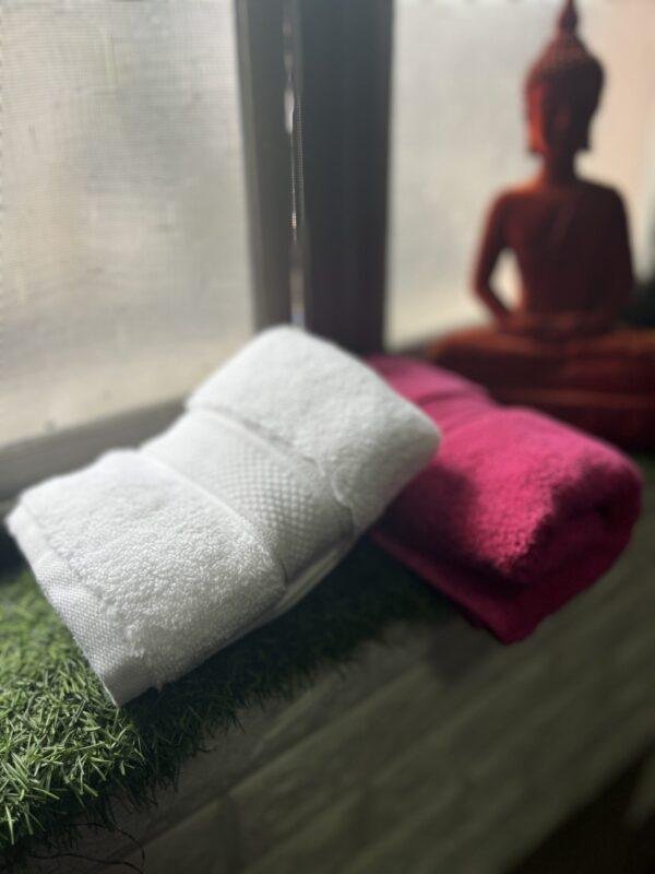 IMG_2813 Ultra Premium | Ultra Soft | Egyptian Cotton Hand/Face Towels with zero twist | ”Pink Rocketeers” – Pack of 2