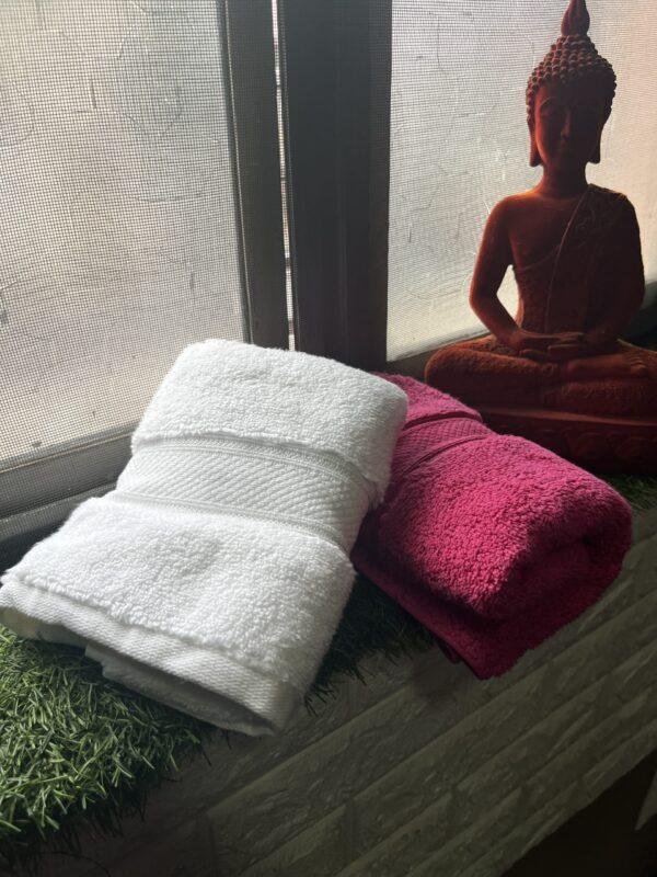 IMG_2815 Ultra Premium | Ultra Soft | Egyptian Cotton Hand/Face Towels with zero twist | ”Pink Rocketeers” – Pack of 2