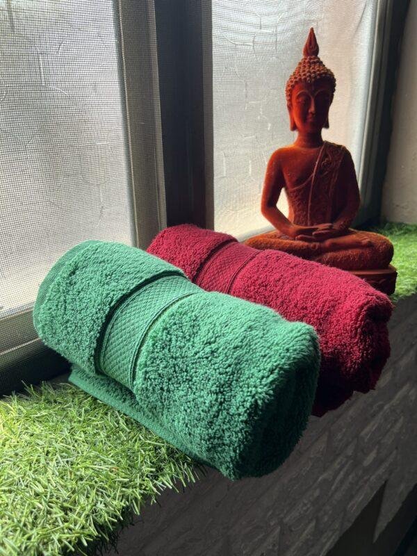 Ultra Premium | Ultra Soft | Egyptian Cotton Hand/Face Towels with zero twist | ”Tequila Berry’s” – Pack of 2