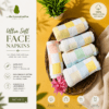 ChatGPT Image Aug 10, 2026, 04_39_27 PM Ultra Soft Summer Face Napkins – Mixed Colours | Pack of 5