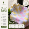 Ultra Soft Summer Face Napkins – Mixed Colours | Super Saver 'Pack of 10'