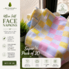 ChatGPT Image Aug 10, 2026, 05_00_10 PM Ultra Soft Summer Face Napkins – Mixed Colours | Super Saver Gift ‘Pack of 20'