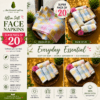 ChatGPT Image Aug 10, 2026, 05_29_51 PM Ultra Soft Summer Face Napkins – Mixed Colours | Super Saver Gift ‘Pack of 20'
