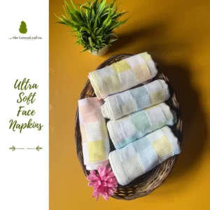 Ultra Soft Summer Face Napkins  – Mixed Colours | Pack of 5