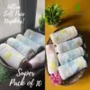 Ultra-Soft-Face-Napkins-10-e1686039493928.jpg Ultra Soft Summer Face Napkins – Mixed Colours | Super Saver 'Pack of 10'