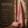 NĪTYA – Luxury Handwoven Bath Towel | Rose Pink