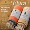 ELARÁ | Organic set of 2 Towel with AIRDROP Tech™