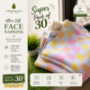 Ultra Soft Summer Face Napkins – Mixed Colours | Super Saver Gift ‘Pack of 30′